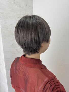 シエル 立川店(CIEL) 【CIEL×久光】シルバーグレー×ショートボブ