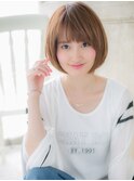 ミルフィーユカラーひし形レイヤーボブa小山20代30代