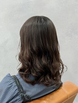 トレドエイト バイ ヘッドライト 横浜店(toledo8 by HEADLIGHT) ミディアム×デジタルパーマ♪オリーブグレーココアグレージュ