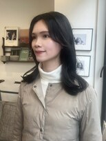 ポール(pole)&nbsp;札幌レイヤー　暗髪レイヤーミディアム