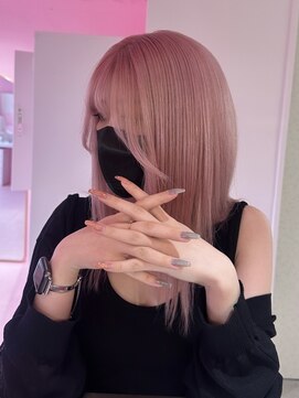 ダズリングディア(Dazzling Deer) ペールピンク/ピンクベージュ/ストレート/夏