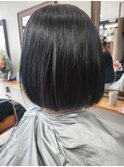 ミディアムボブストレート