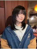 ☆☆黒髪ロングレイヤー ハッシュ