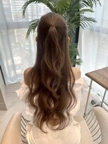 ジーナ 渋谷神南(Zina)&nbsp;髪質改善＊アプリコットオレンジ＊美髪【Zina渋谷神南】