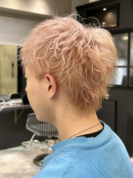 ロンドオム 池袋(Lond Homme) men's/メンズ/ブルーブラック/フェザーパーマ/ダウンパーマ/池袋