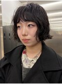 ボブパーマ/なんばパーマ/なんばボブ／担当者平井