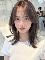 ロンド マーレ 天神大名店(Lond mare)&nbsp;大人ガーリー/小顔/ミディアムレイヤーカット/似合わせカット