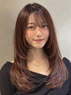 ヘアリゾート粋 新宿三丁目本店 透明感ブラウン/スモーキーカラー/ハッシュカット