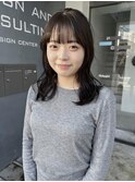 イメチェン/地毛風カラー/ナチュラル/前髪/表参道/原宿