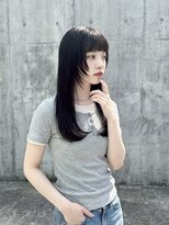 オレロ 国立(olelo) ナチュラルショート/ミルクブラウンダークパープル/ダウンバング