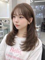 ロンド マーレ 天神大名店(Lond mare) レイヤーカット/顔まわりカット/似合わせカット/ベージュカラー