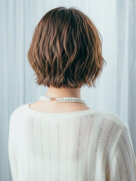 フレイムス ヘアアンドリラックス 南越谷店(Frames hair&relax) 学生20代30代◎前髪あり大人可愛い濡れ髪ショートウェーブ南越谷