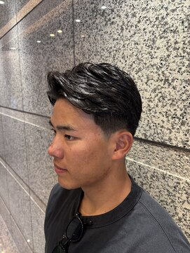 ヘアモード キクチ 銀座店 ビジネスニュアンスパーマスタイル