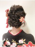 卒業式 ヘアセット 横浜 袴着付 16