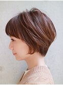 【DaVin中目黒】アッシュブラウン_丸みショート_30代40代人気☆