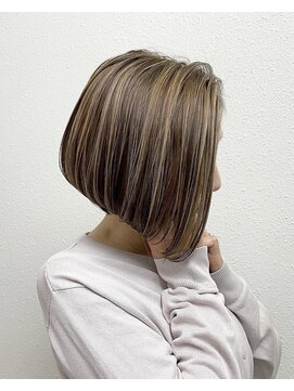 アウルム 下北沢(aurum) 【ショート】ミルクハイライト☆M3D髪質改善下北沢アウルム