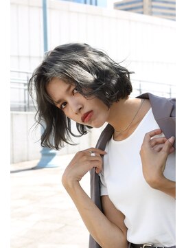 シエラ 心斎橋(CIERA.) CIERA.くすみブルー&ニュアンスカール