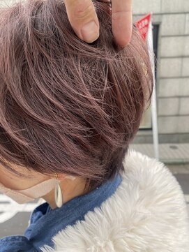 レオニード 表参道(LEONID) ケアブリーチ　コーラルピンク