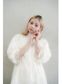【ヴィザヴィ　本蓮沼】フェミニンブロンドヘア