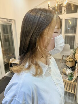 レポ(LEPO) フェイスフレーミング～ミルクティーベージュ