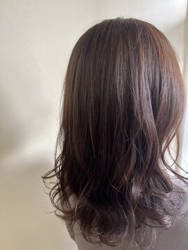 リミットヘアー 大在店(Remit hair) トビラキユウマ　ゆるふわセミロング