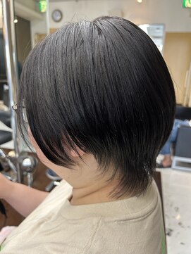 シャンプーボーイエイムス(SHAMPOO BOY aims) アッシュブラックカラー・カット