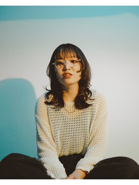 シー ヘアデザイン(see hair design) white beige highlight