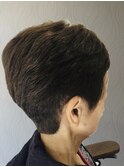 スタイリングショート束感ショート小顔スタイル