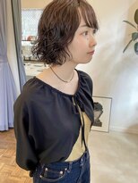 ヘアーアイスカルテット(HAIR ICI QUARTET)&nbsp;20代30代40代モテ髪ふんわりカールボブパーマ抜け感小顔