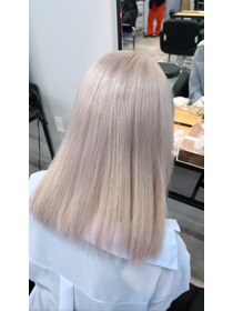エス 天満店(esu) KR1ホワイトカラー/ホワイトベージュ/ハイトーンカラー/Wカラー