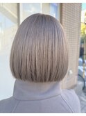ミルクティーベージュダブルカラーインナーカラーケアブリーチ