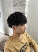 ツイストスパイラルパーマ/メンズカット/波巻きパーマ/札幌/大通