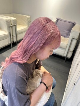 ベレーザ 渋谷(BELEZA) 8791ラベンダーパープルハイトーンダブルカラーレイヤーカット