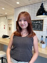 パーク(PAAQ) 【藤沢横浜】ブラウンオレンジ/ブリーチなし/レイヤーカット