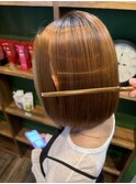 【海浜幕張で叶う髪質改善】艶髪切りっぱなしボブ