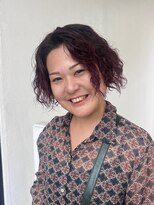 シュシュ 宜野湾店(chou chou)&nbsp;黒髪/ボブルフ/ネビージュ/小顔/ワンレン/水戸/髪質改善/前髪