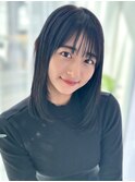 【F】ナチュラル小顔バング似合わせカット