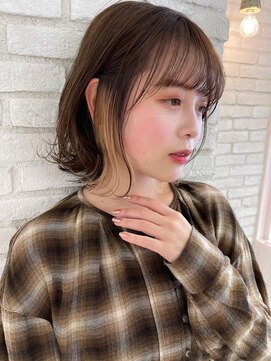 ロンド ロワール 門前仲町(Lond Loire) 前髪顔周りレイヤー髪質改善白髪染め韓国レイヤー門前仲町1214