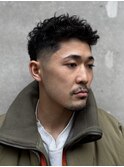 ラフフェザーアップ×テーパーマレット