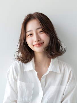 クラン(Chlan) ナチュラルゆるふわボブ×メルティカラー