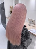 イメチェン/ホワイトブロンド/外ハネボブ/ワイドバング/渋谷