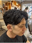名古屋天白区梅ヶ丘30～50代メンズナチュラルパーマ