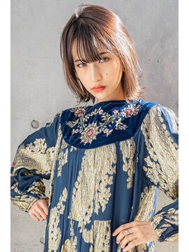 レゴ(REGO) #メルティカラー似合わせカットウェーブミディアム