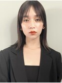 【MINX原宿表参道】ぷつっとボブ　暗髪ナチュラルモードヘア
