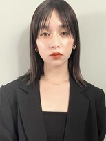 ミンクス 原宿店(MINX) 【MINX原宿表参道】ぷつっとボブ　暗髪ナチュラルモードヘア