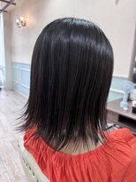 ラボヌールヘアーノーブル 新越谷店(La Bonheur hair noble)&nbsp;切りっぱなしミディ/極上髪質改善【美髪】【イメチェン】