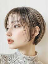 アポロ 横浜駅店(apollo)&nbsp;レイヤーボブハイライトブリーチレイヤーハイトーングレージュ