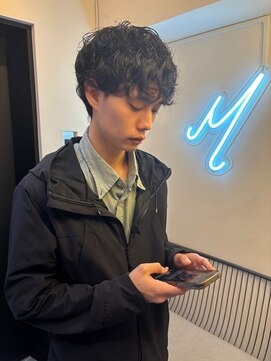 サロンドミルク 溝の口店(salon de MiLK) マッシュ×癖毛風パーマ