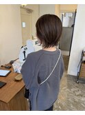 外ハネボブに細めハイライト