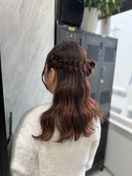 ヴァイス 渋谷店(VAICE) イベント前ヘアセット/くるみちゃんヘア/ハーフアップ